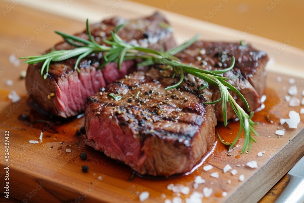 Robust Beef steak. Grill food sirloin. Generate Ai Robust Beef steak. Grill food sirloin. Generate Ai