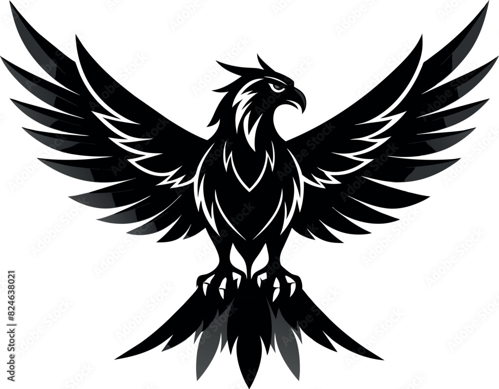 Obraz premium Eagle Vector Illustration