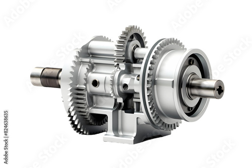 gear motor Isolated on transparent background