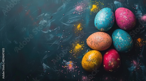 Image of colorful Easter eggs