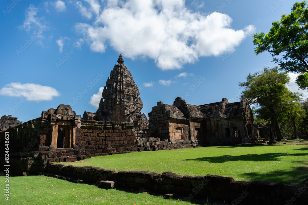 Prasat Hin Phanom Rung Hindu religious ruin located in Buri Ram Province Thailand