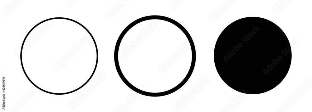 Circle vector line and filled illustration, ui, icon, symbol, poster, logo. Vector illustration concept. Circle vector line and filled illustration, ui, icon, symbol, poster, logo. Vector illustration concept.