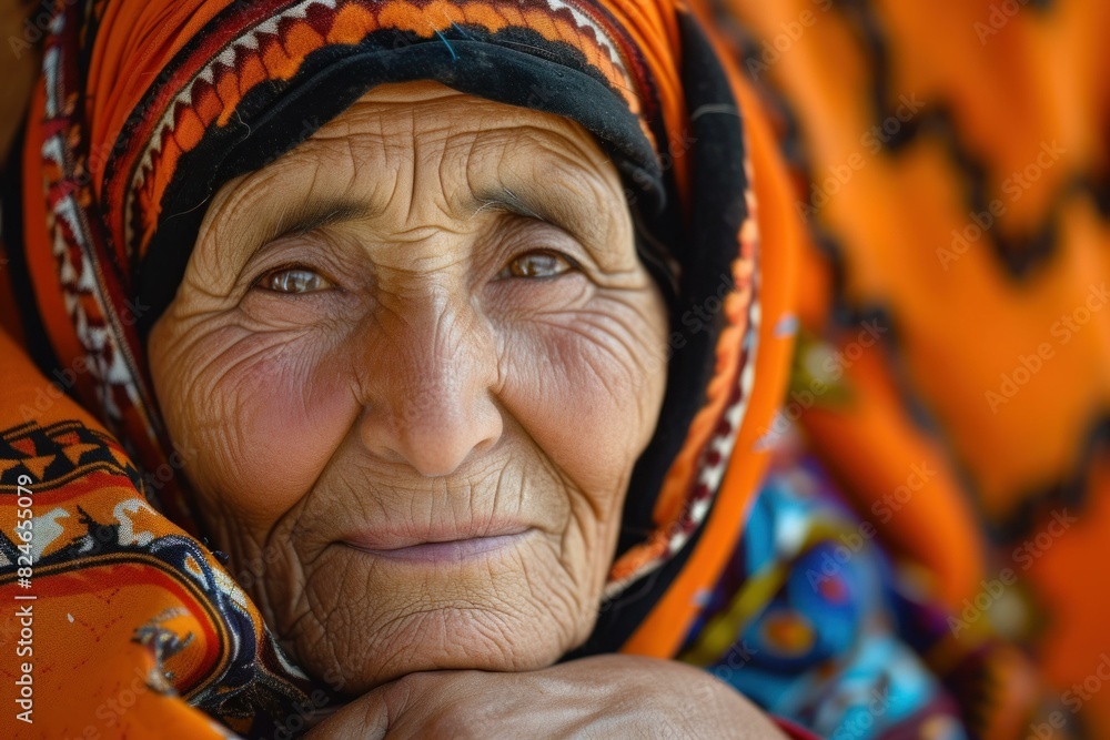 Independent Berber female. Female attractive person. Generate Ai