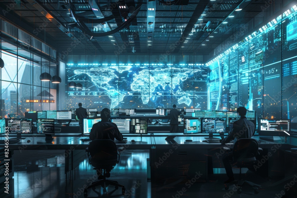 Telecommunications Operations Center Ensuring Network Stability
Telecommunications Operations Center Ensuring Network Stability