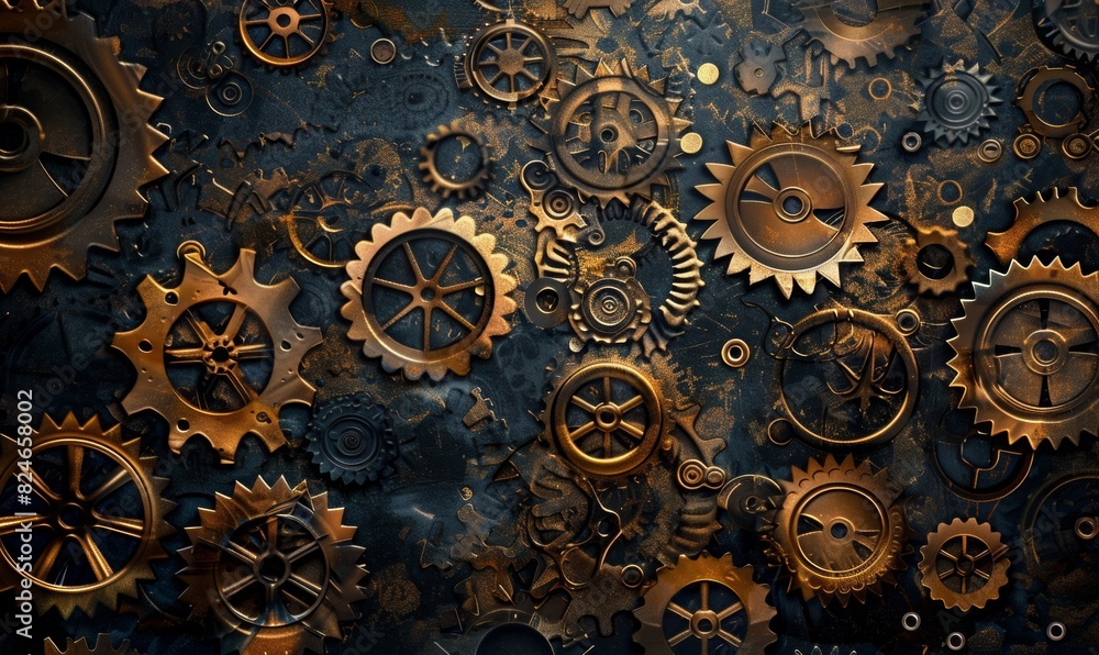 Seamless Abstract Pattern of Cogs and Gears
Seamless Abstract Pattern of Cogs and Gears