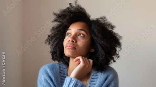 A Thoughtful Young Woman