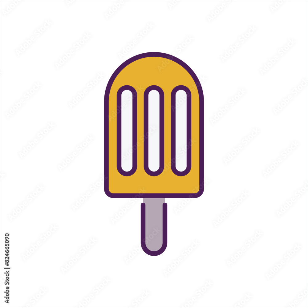 Popsicle vector icon Popsicle vector icon
