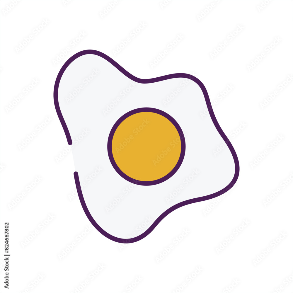 Sunny Side Up vector icon Sunny Side Up vector icon