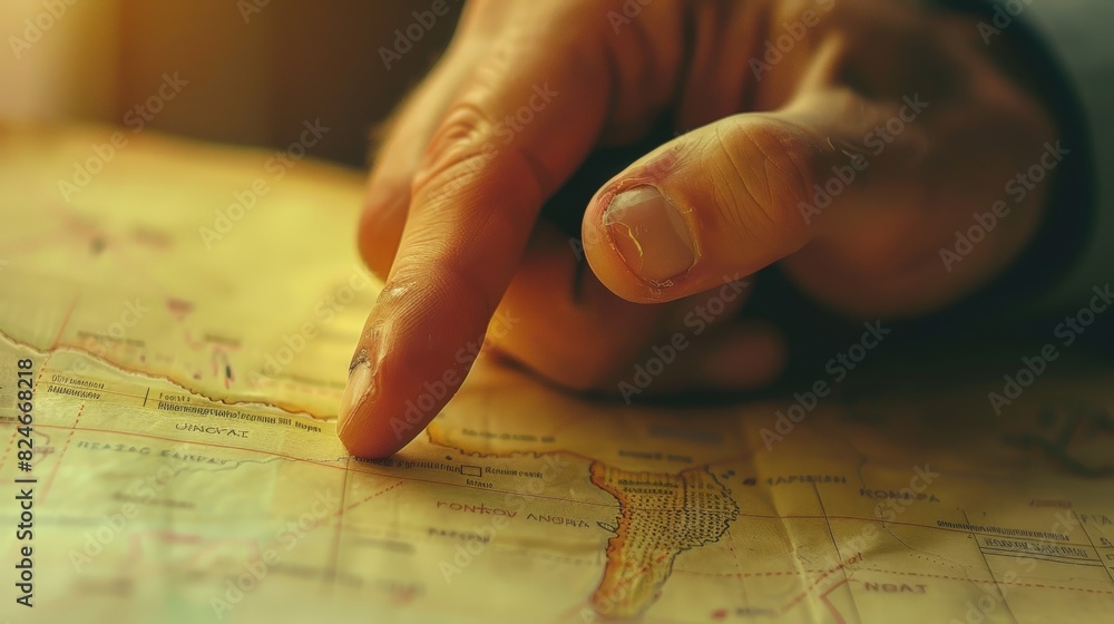 A pointed finger emphasizing a key point on a chart, signifying clarity and direction A pointed finger emphasizing a key point on a chart, signifying clarity and direction