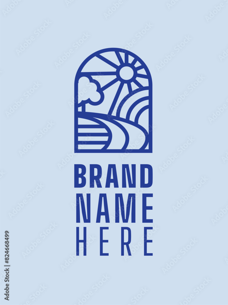 Countryside farm logo Countryside farm logo