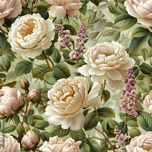 background with flowers