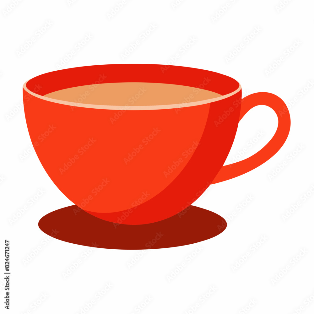 Tea with cup vector illustration Tea with cup vector illustration
