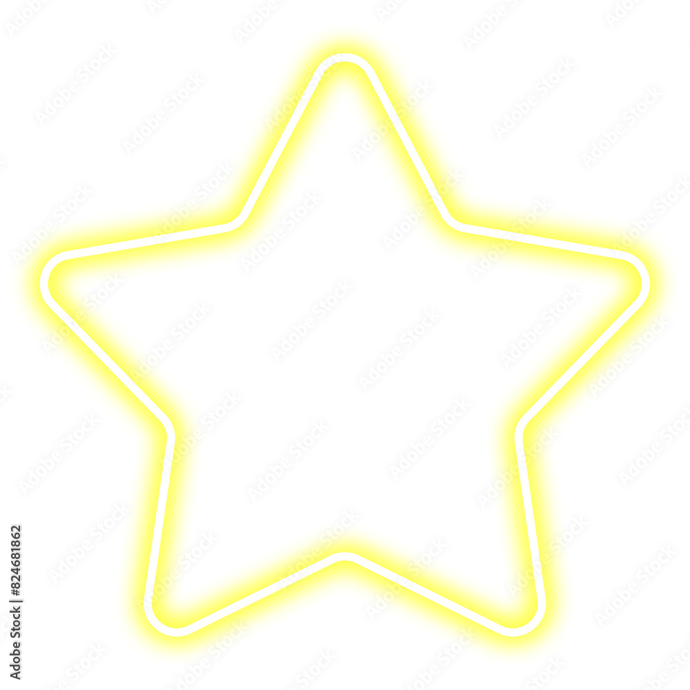 yellow neon star element, glow star design element, star icon yellow neon star element, glow star design element, star icon