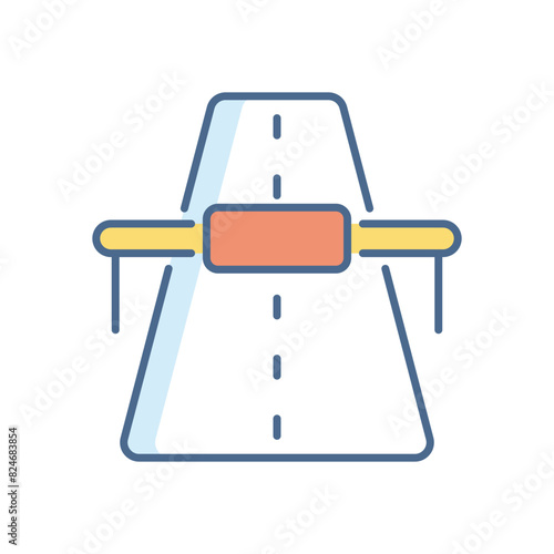 Highway Sign vector icon