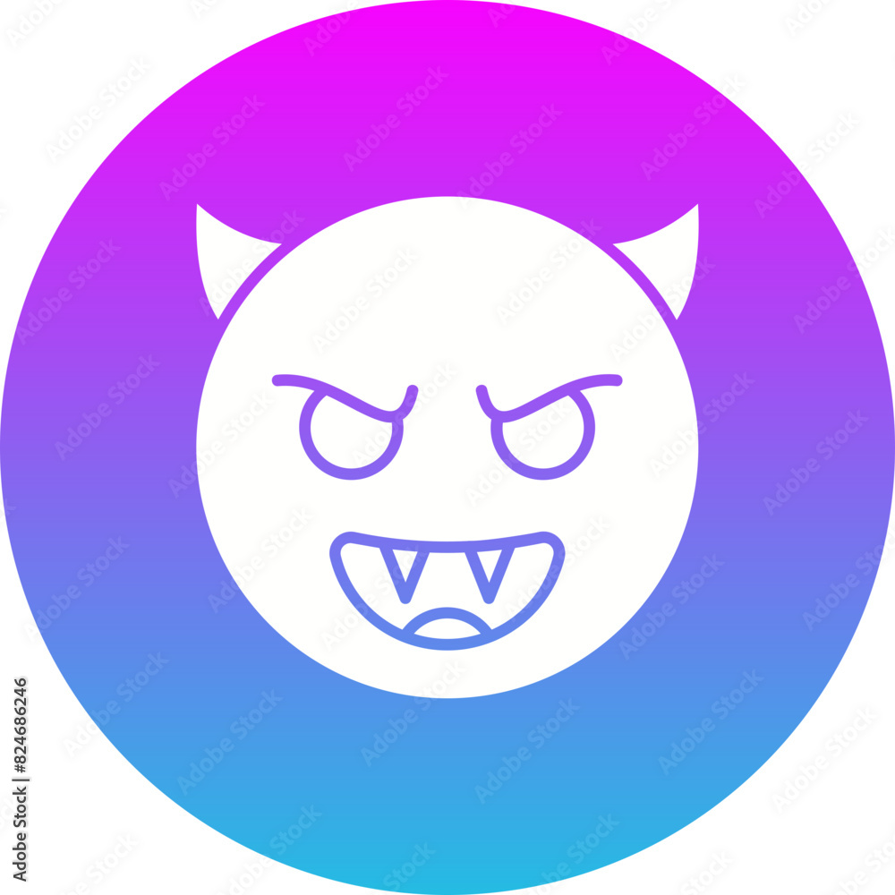 Obraz premium Devil Icon