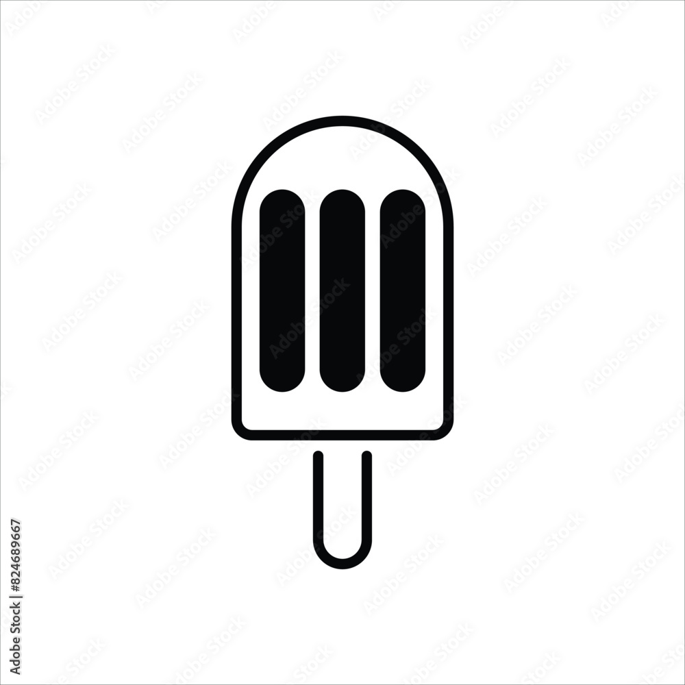 Popsicle vector icon Popsicle vector icon