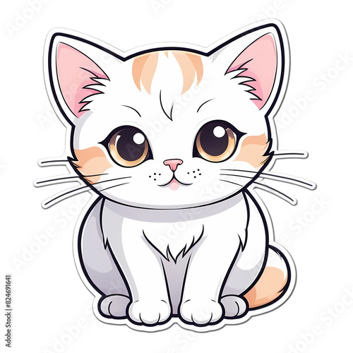 Cute kawaii cat