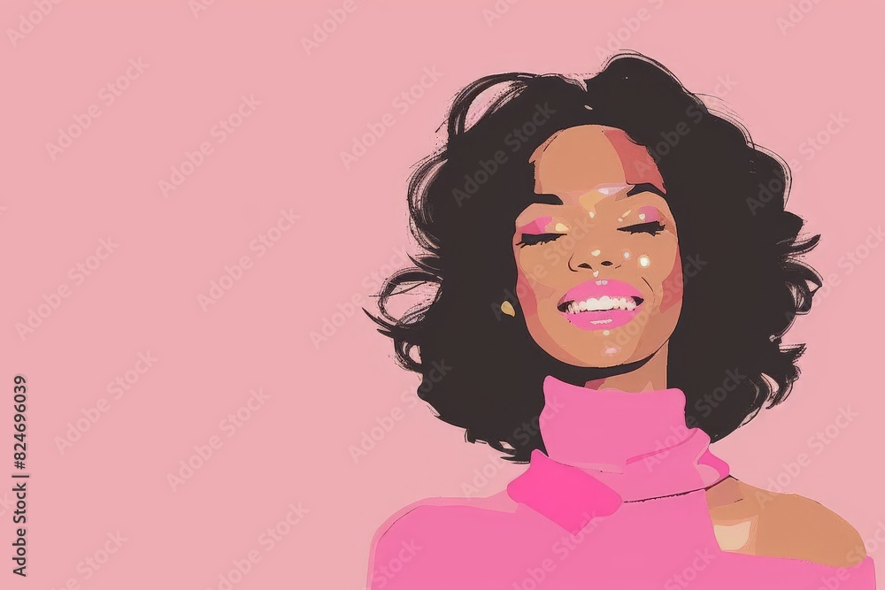 AI-generated illustration of a Woman in blue scarf. Beautiful simple AI generated image in 4K, unique. AI-generated illustration of a Woman in blue scarf. Beautiful simple AI generated image in 4K, unique.