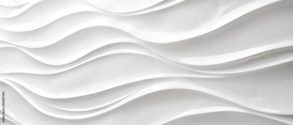 White waves 3d tiles tile ceramic texture wall background banner panorama White waves 3d tiles tile ceramic texture wall background banner panorama