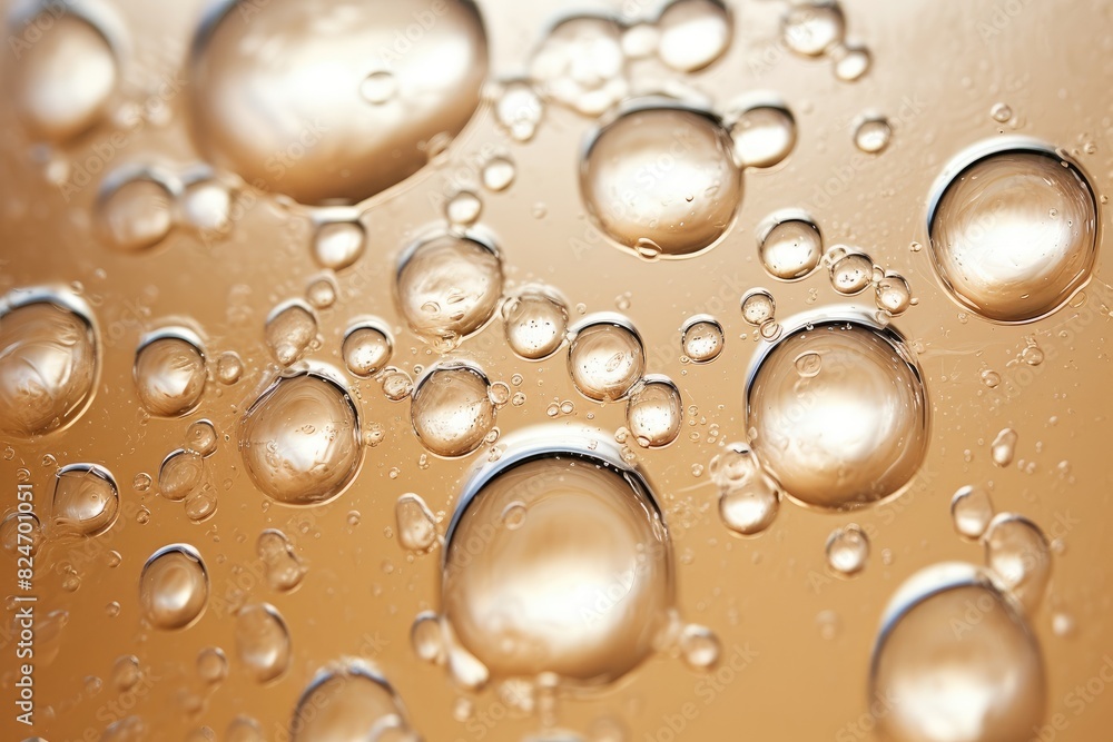 Sparkling Water Bubbles: Close-up of bubbles in a glass of sparkling water. Sparkling Water Bubbles: Close-up of bubbles in a glass of sparkling water.