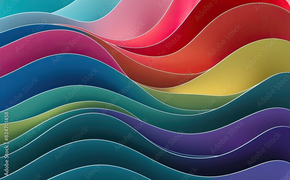 Vibrant and Dynamic Abstract Gradient Waves with Generative AI. Vibrant and Dynamic Abstract Gradient Waves with Generative AI.