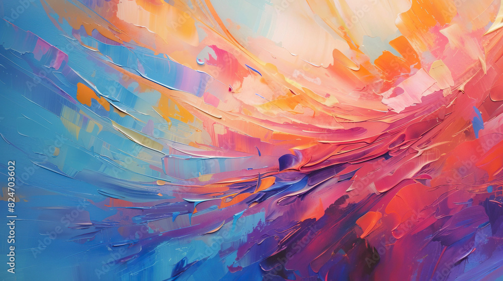 Dynamic Oil Paint Abstract Background: Brushstroke Ballet Symphony Dynamic Oil Paint Abstract Background: Brushstroke Ballet Symphony
