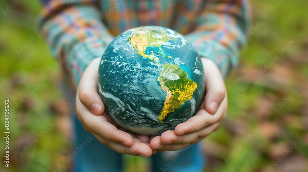 Person Holding Small Globe in Hands Person Holding Small Globe in Hands