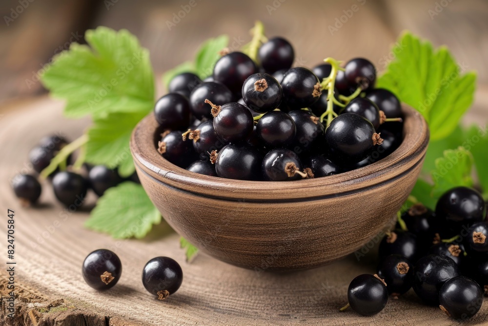 Tiny Black currant berries. Nature leaf berry raw ripe. Generate Ai Tiny Black currant berries. Nature leaf berry raw ripe. Generate Ai