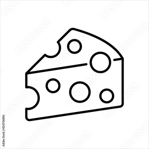 Cheese vector icon