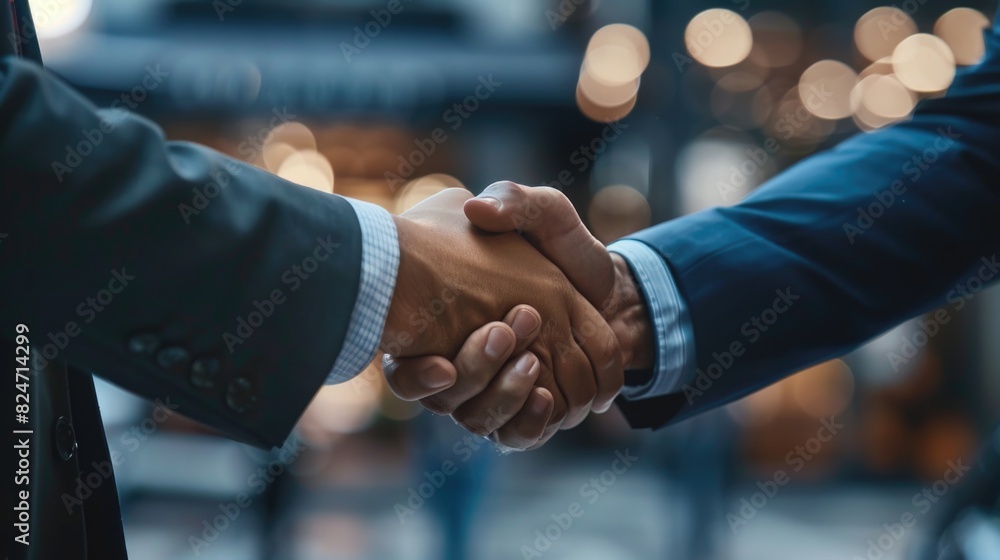 A close-up image of two people shaking hands. Suitable for business concepts A close-up image of two people shaking hands. Suitable for business concepts