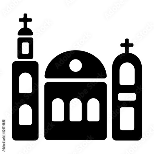A glyph icon of st macarius monastery