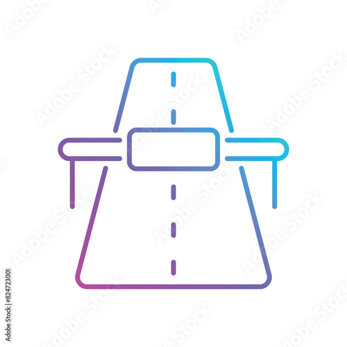 Highway Sign vector icon