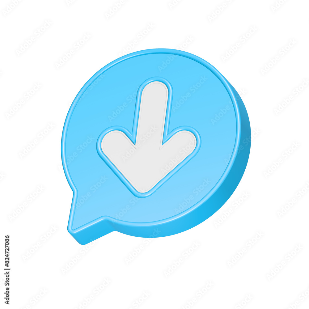 Trendy and modern icon in 3d style for web design Trendy and modern icon in 3d style for web design