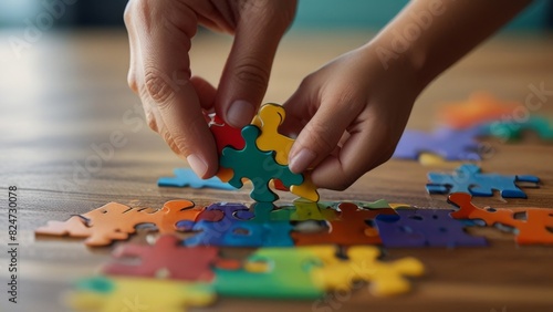 Hand Holding the puzzle