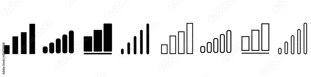 Signal set vector icons. Radio signals waves and light rays, radar, wifi, antenna and satellite signal symbols. Wireless technologys. Vector illustration. Signal set vector icons. Radio signals waves and light rays, radar, wifi, antenna and satellite signal symbols. Wireless technologys. Vector illustration.