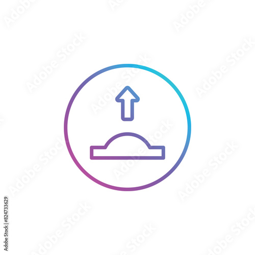 Hump vector icon