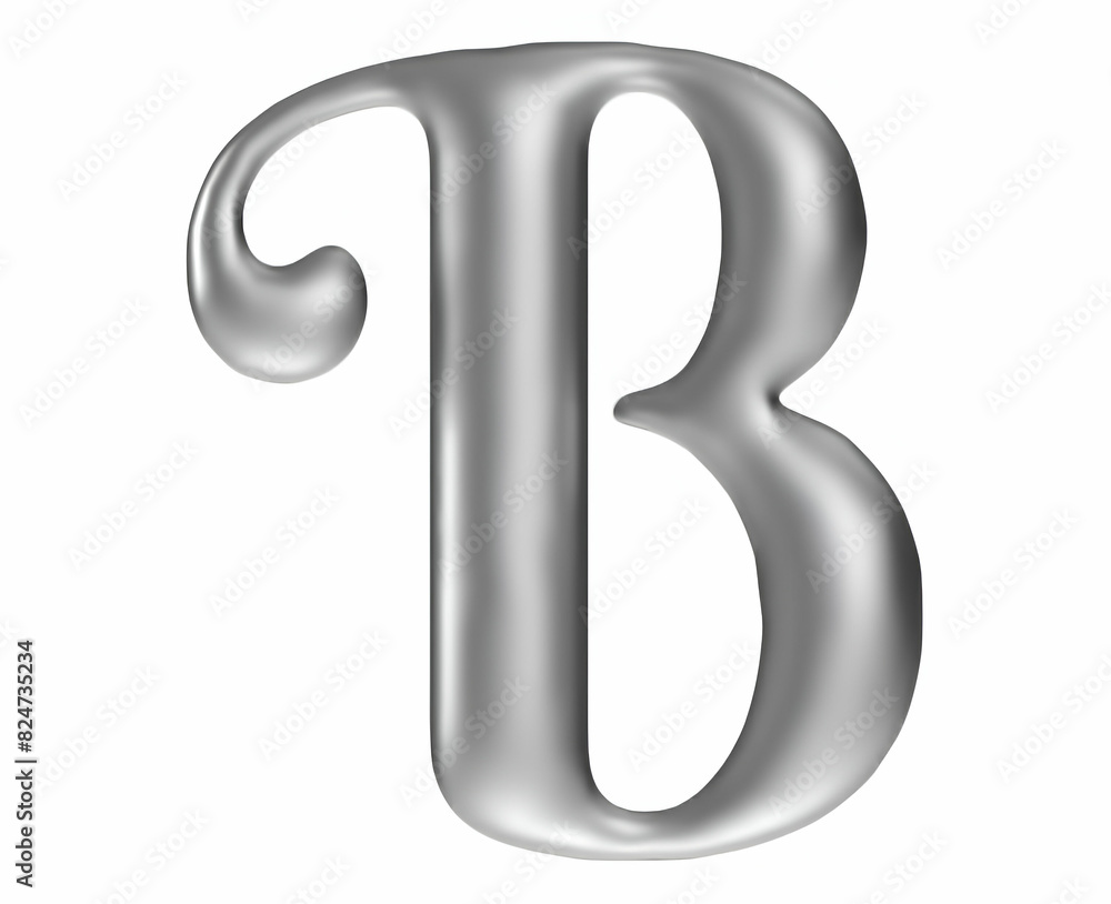 Letter B uppercase elegant bold text isolated Letter B uppercase elegant bold text isolated