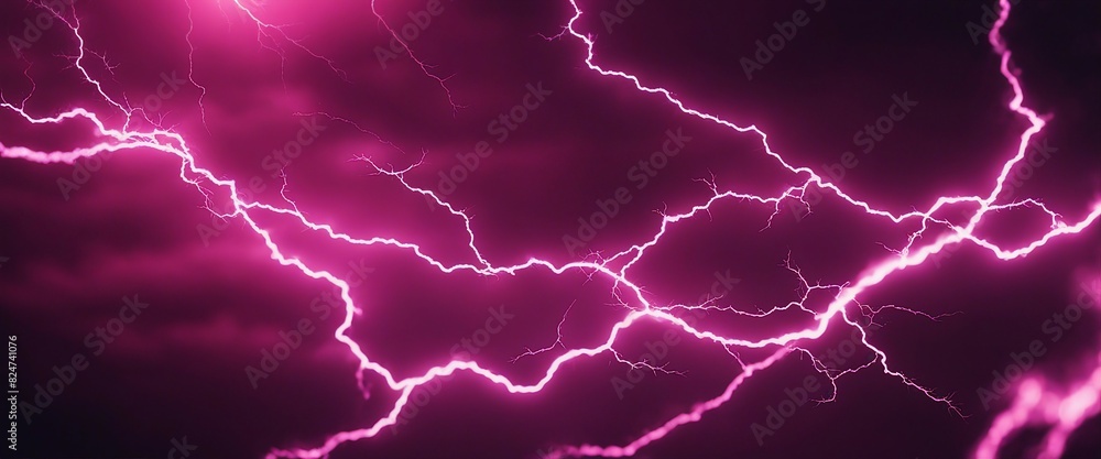 pink lightning wallpaper