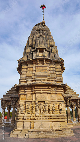 Rear View of Lord Vishnu Temple, Mangalay Temples, Ratlam, Madhya Pradesh India. photo