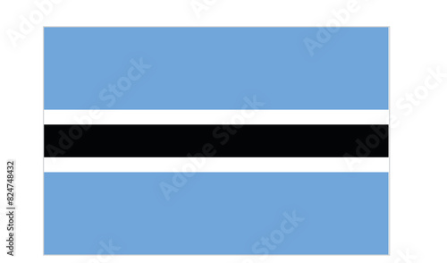 Flagge - Botswana