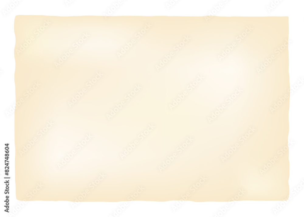 Obraz premium ふちのゆるい羊皮紙