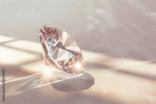 The sparkling diamonds on the desktop