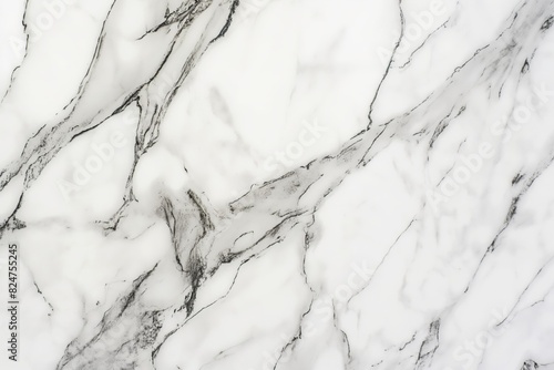 Luxurious and sophisticated elegant white marble texture with grey veins. High resolution. Natural stone. And a glossy finish. Perfect for interior design. Home improvement