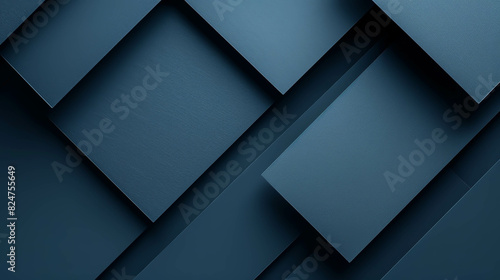 A blue background with squares of different sizes. The squares are arranged in a way that creates a sense of depth and dimension. The image has a modern and minimalist feel to it photo