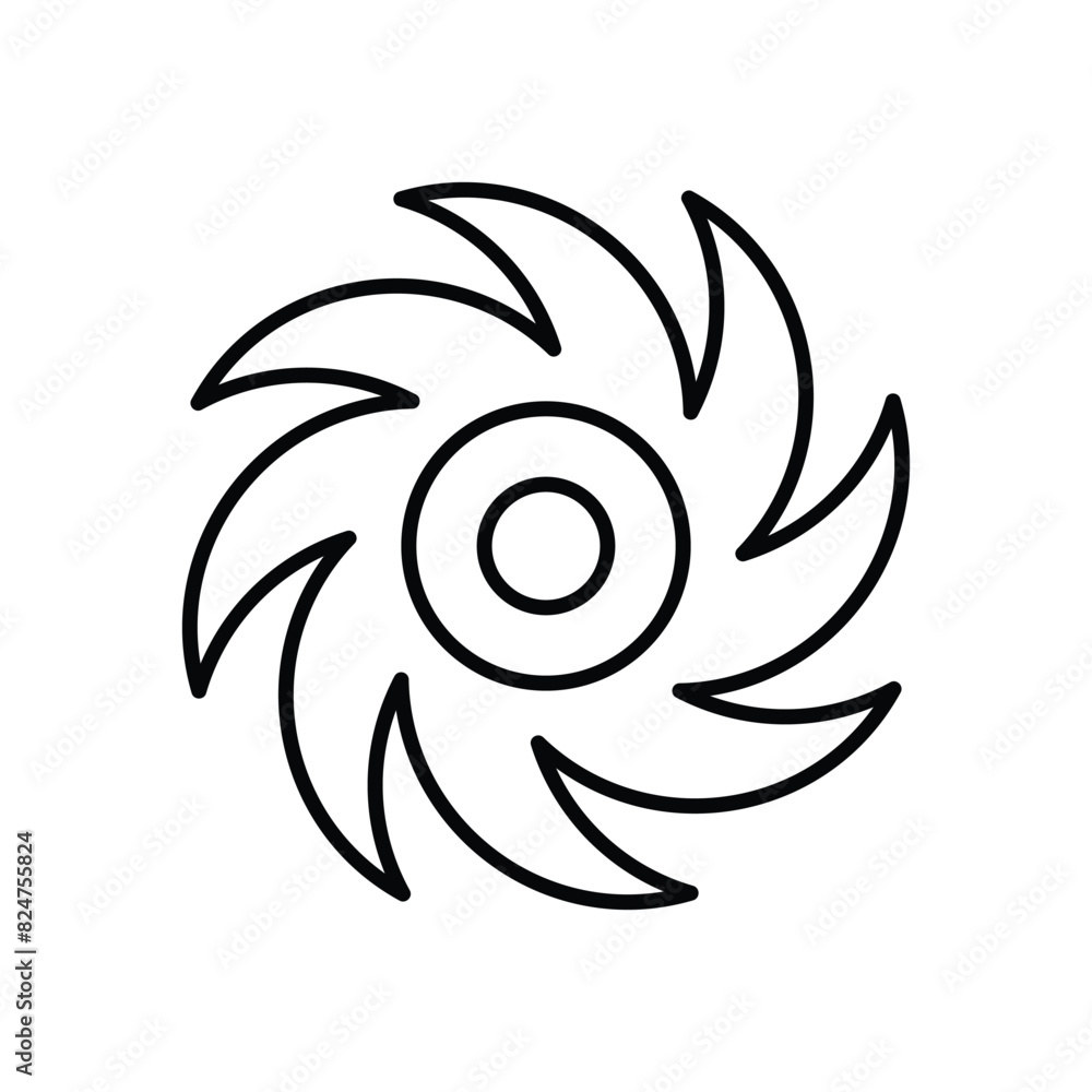 Black Hole vector icon Black Hole vector icon