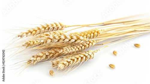 This is an AI-generated image generated by rawpixel that shows the ears of wheat food agriculture triticale. photo