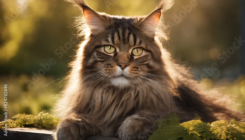 Obraz na płótnie portrait of a cat w salonie
