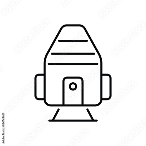 Space Capsule vector icon