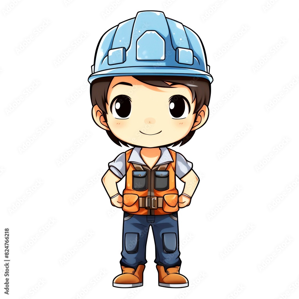 illustration art character of minner illustration art character of minner