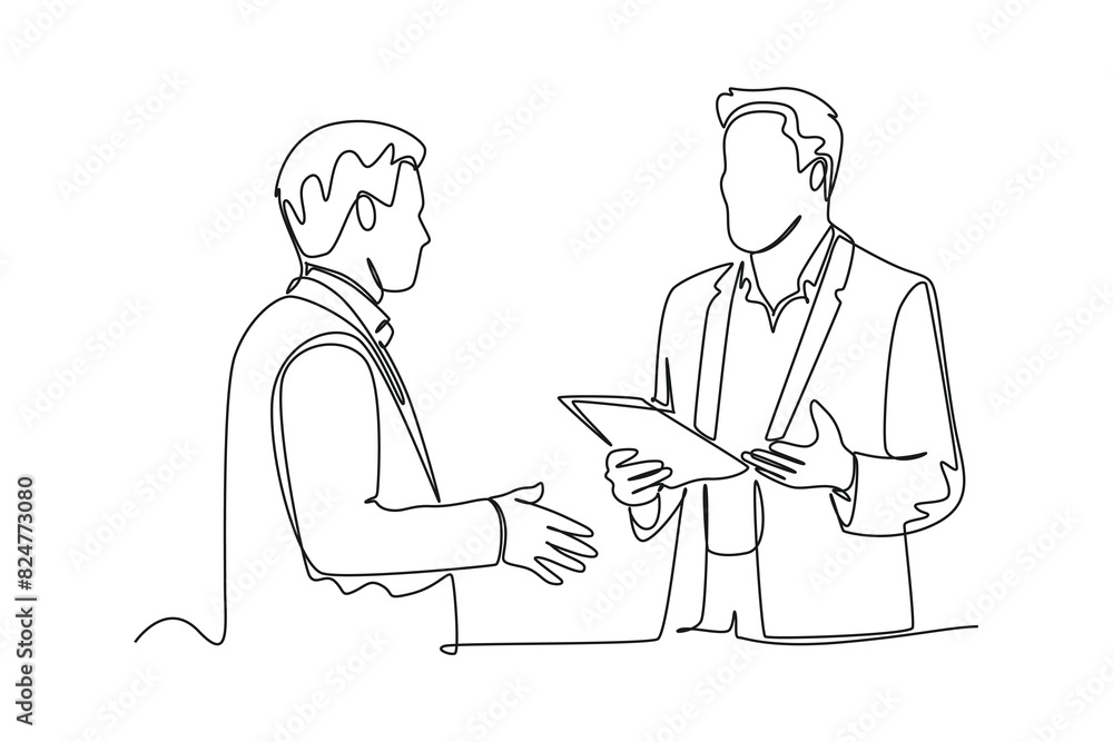 Client and customer concept. Single line draw design. Full length animation illustration. High quality 4k footage. Client and customer concept. Single line draw design. Full length animation illustration. High quality 4k footage.